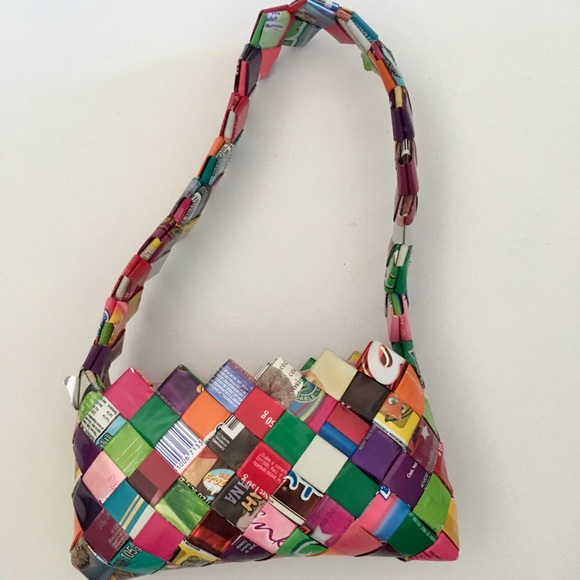 🍬🍭Small Multi Colored Candy Wrapper Purse 🍬🍭 - Picture 2 of 6